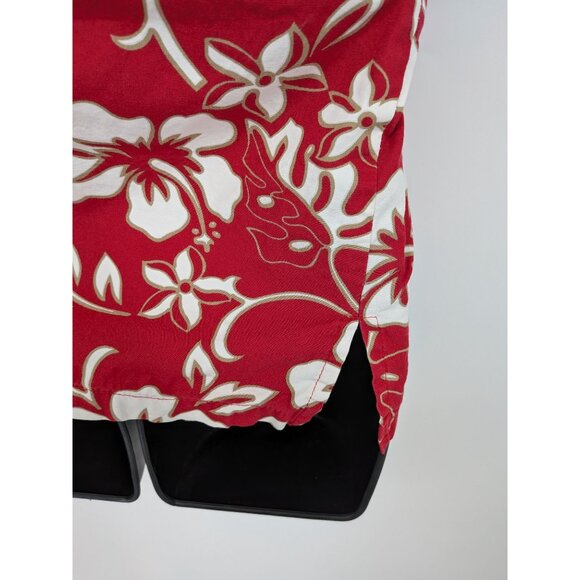 Vintage Hilo Hattie Hawaiian Button Up Shirt Women Size XL USA Hibiscus Tropical - Picture 7 of 9